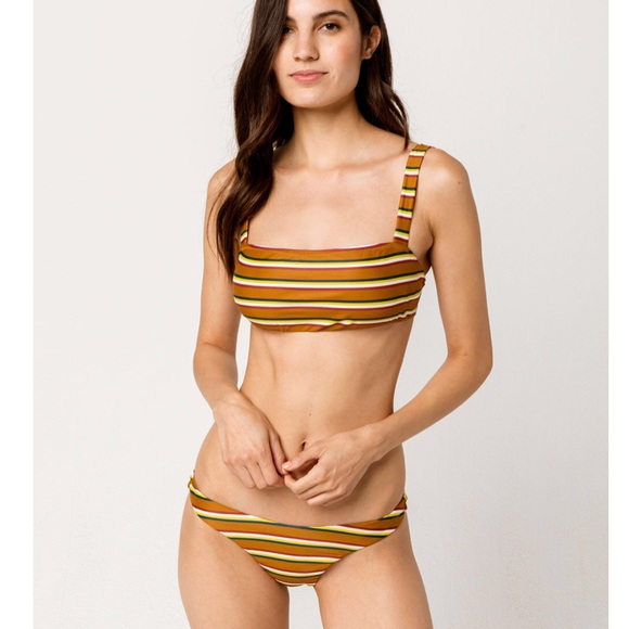 NWT 2-PC RVCA Retro Row Bikini - Picture 8 of 11